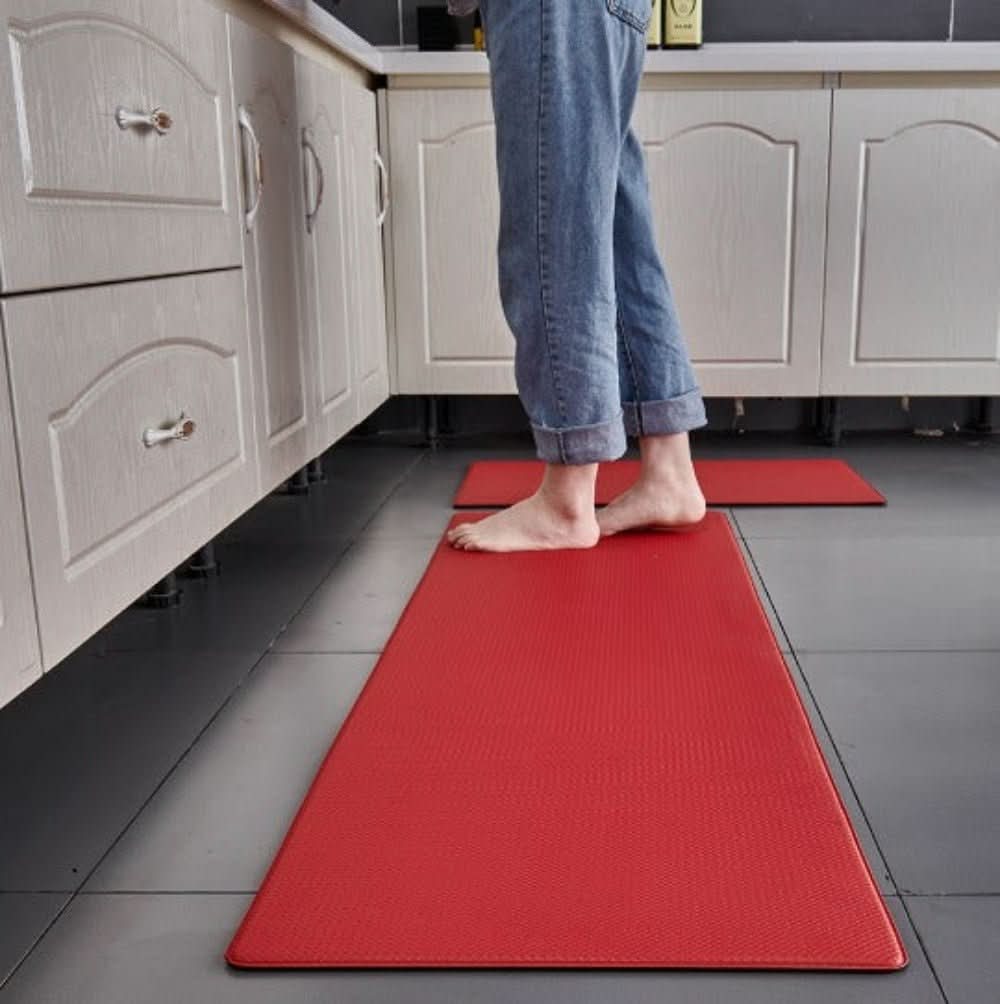Ergonomisk Anti-Træthed Køkkenmåtte – PU, Moderne Design til Køkken eller Gang