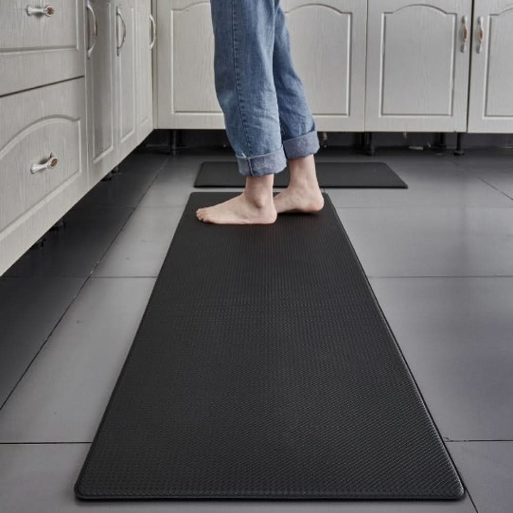 Ergonomisk Anti-Træthed Køkkenmåtte – PU, Moderne Design til Køkken eller Gang