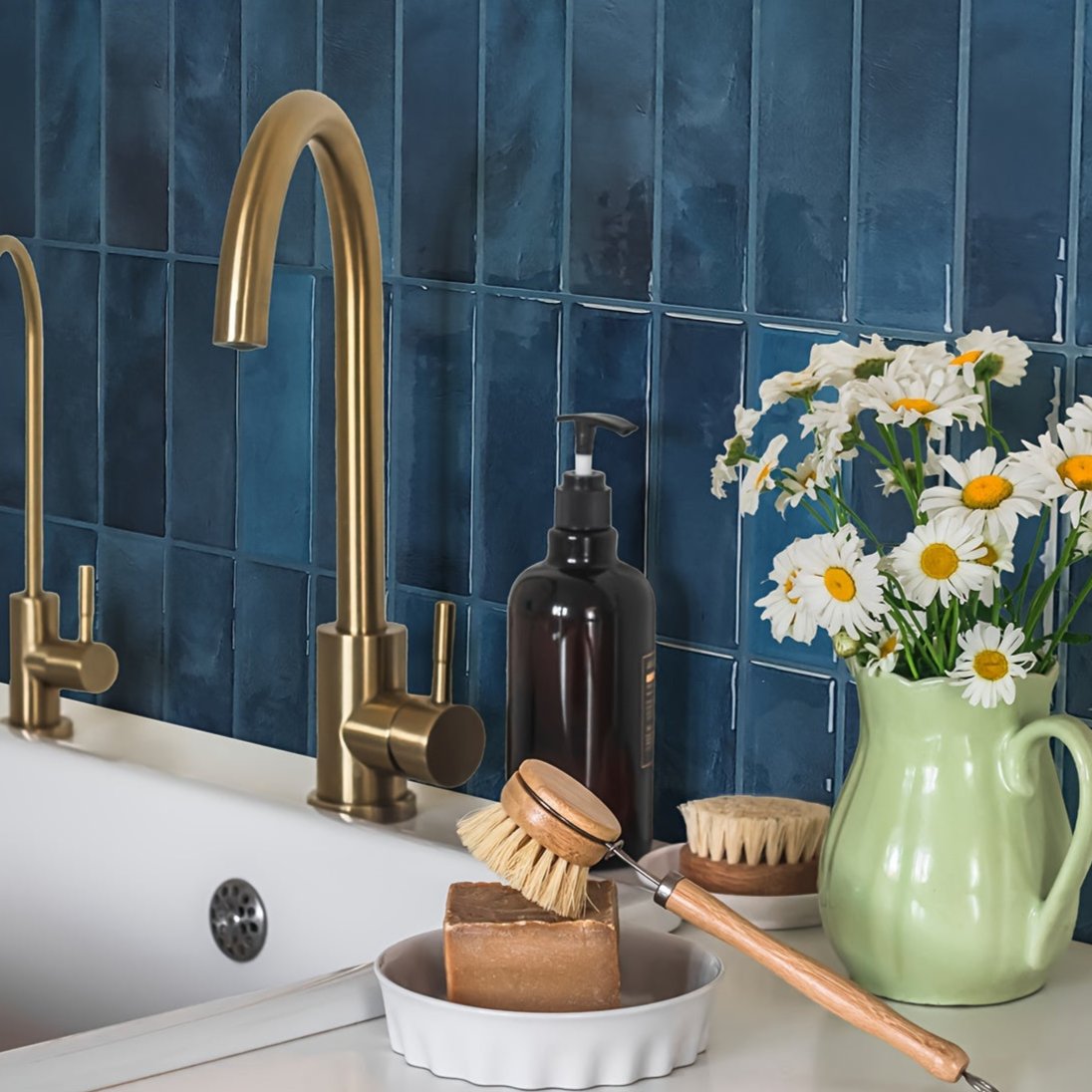 3D Self-adhesive Wall Tiles – Waterproof PVC, Modern Backsplash for Kitchen or Bathroom Decoration