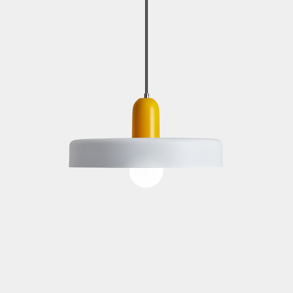 Pendellampe - Moderne designlampe i farverigt jern til spisebordet, køkkenet eller stuen.