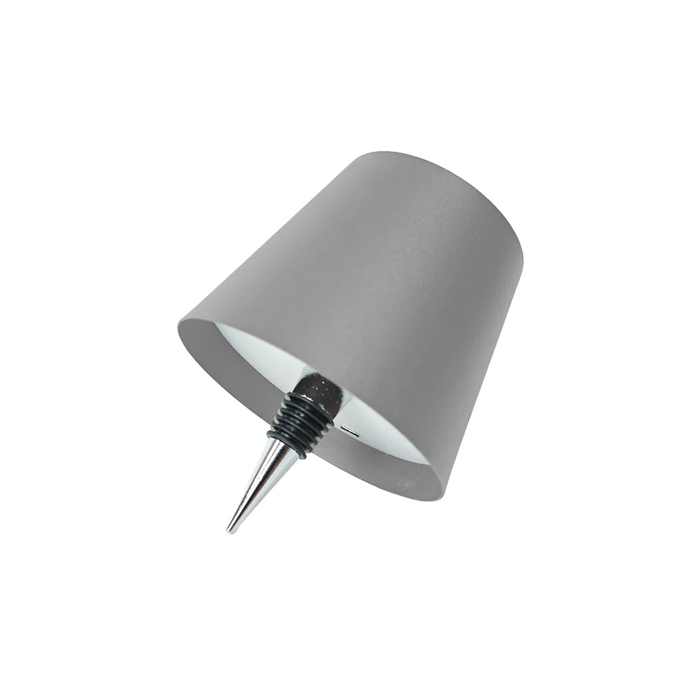 Glas Flaske Lampe – USB Opladelig, Justerbar Lysstyrke og Farve til Unik Boligindretning