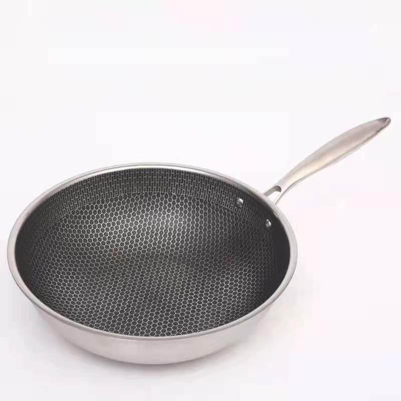 RVS Stegepande – Non-Stick, Ergonomisk Design til Nem Madlavning i Køkkenet