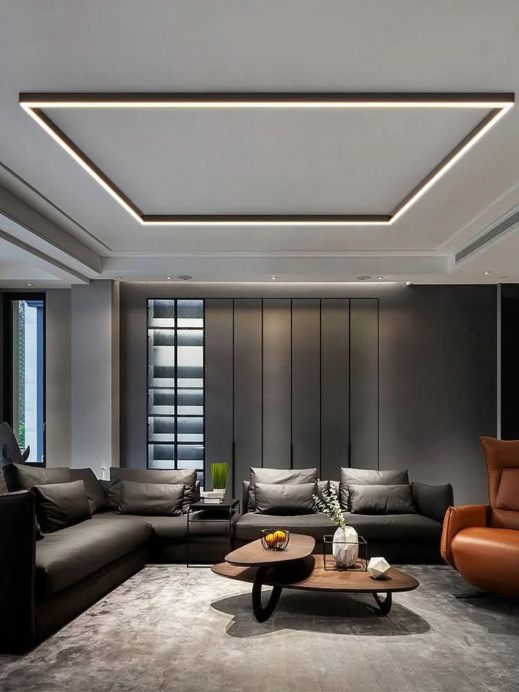 LED Loftlampe – Aluminium, Skandinavisk Design til Stue eller Kontor