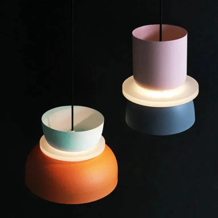 Skandinavisk Pendellampe – Pastel Farve, Moderne Design til Stue eller Spisestue